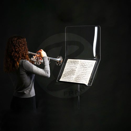 Ecran de protection anti-projections transparent tout pupitre musicien