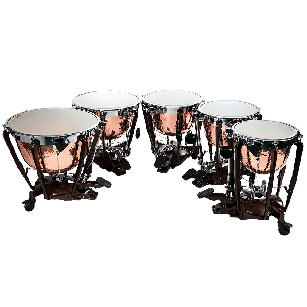 Timbales Bergerault Grand Symphonique fût cuivre profond martelé - Ø 23"
