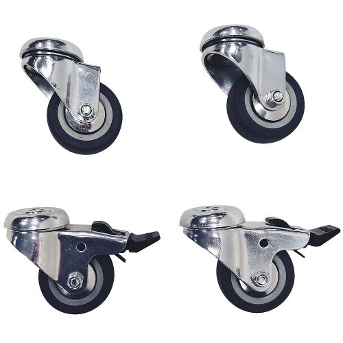 Kit roulettes pour cloison de protection