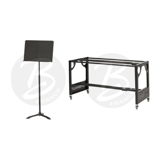 Lot de 10 pupitres BP1 + 1 chariot de stockage