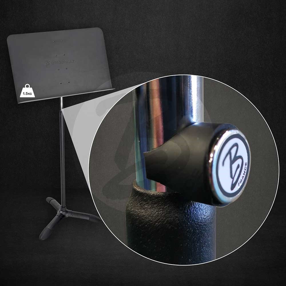 Pin's Bergerault anti-glissement pour pupitre à réglage en hauteur par friction