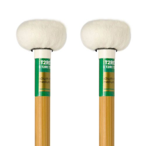 Baguettes de timbales inaki - tête plate - médium bague verte