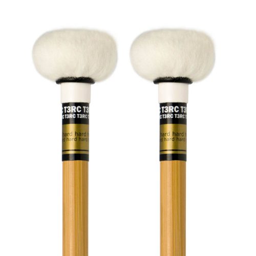 Baguettes de timbales inaki - tête plate - dure bague noire