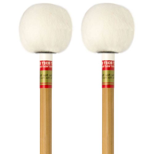 Baguettes de timbales inaki - tête ronde - soft bague rouge