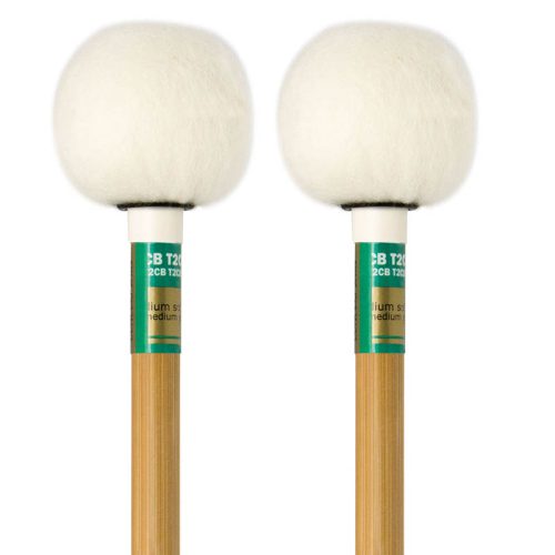 Baguettes de timbales inaki - tête ronde - medium soft bague verte