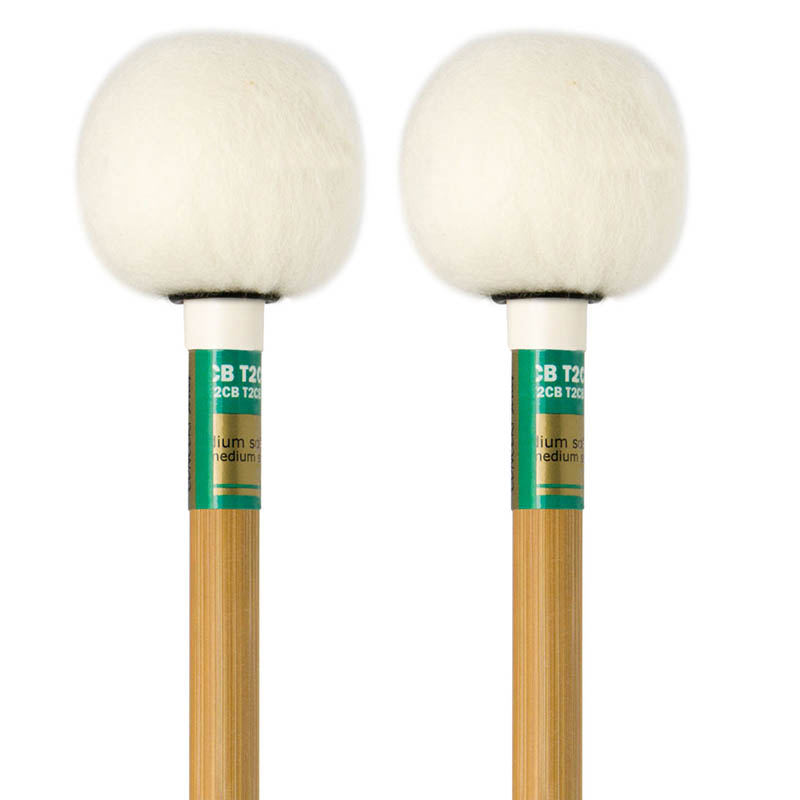 Baguettes de timbales inaki - tête ronde - medium soft bague verte