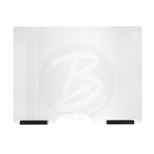 Hygiaphone  100 cm x (H) 75 cm pour comptoir avec passe documents