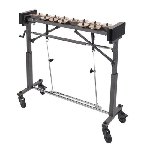 Jeu de crotales Zildjian / Châssis Bergerault avec étouffoir à pédale