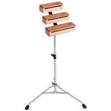 Jeu de 3 woodblocks Schlagwerk